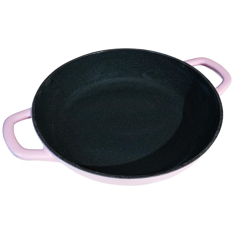 Flavehc Braiser Enameled Cast Iron Braiser 3 qt Braiser Pan