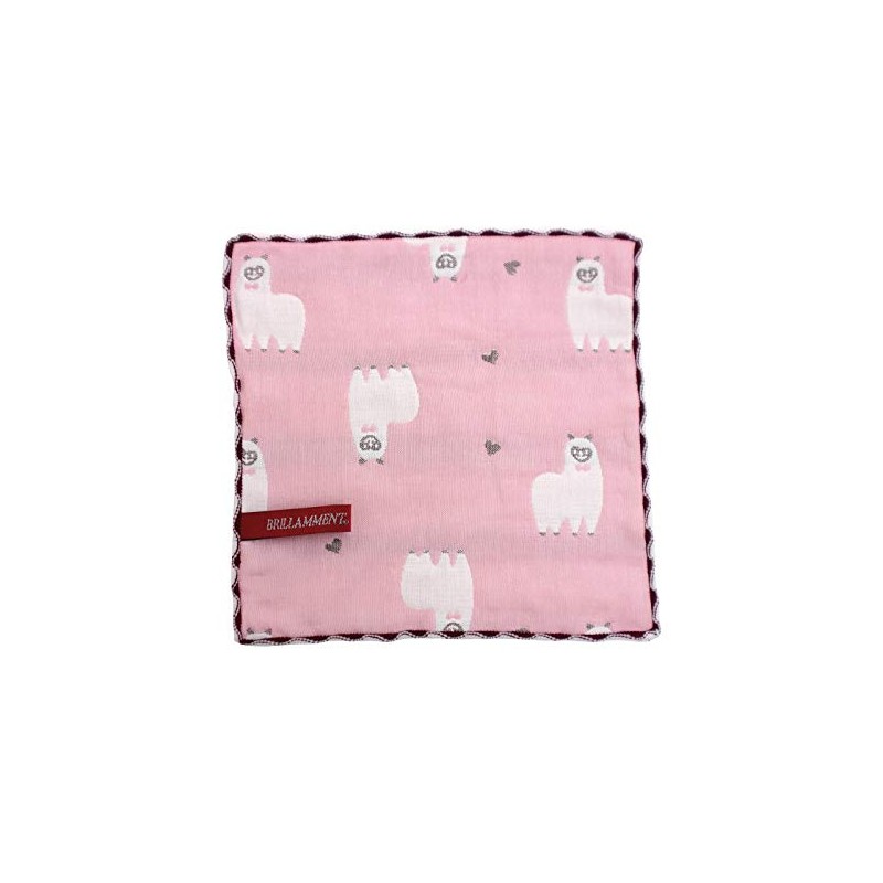 BRILLAMMENT Gauze Handkerchief, Gauze Towel, 9.8 inches (25 cm), 6