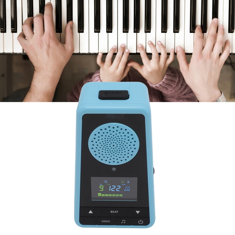 AM 718 Rechargeable 2 in 1 Electronic Digital Metronome 1300mAh