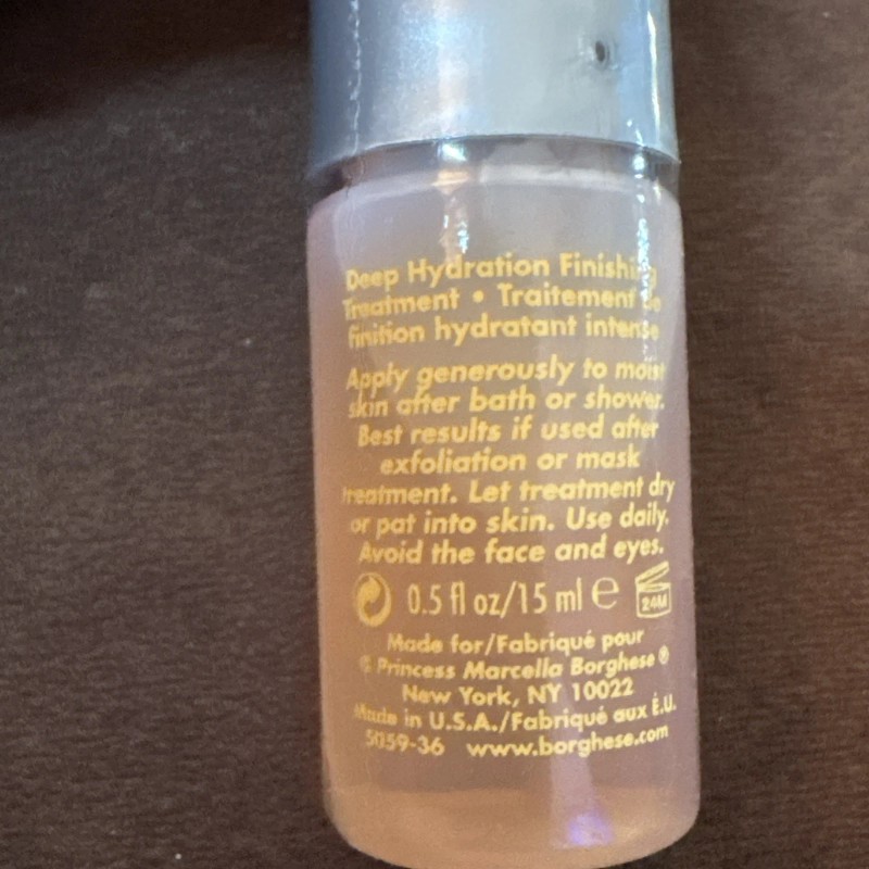 Borghese Fango Deep Hydration Finishing Treatment 0.5 oz spray Sealed