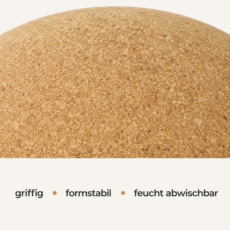 SeraVital Fascia Ball Set Cork: Massage Ball 6/8 cm and