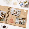 Scrapbook Album 7x7 Inches 40 Pages Hardcover Kraft Paper Photo