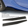 2PCs Side Skirt Winglet Carbon Fiber Style Universal Car Side