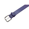 ATHLETIC SPECIALTIES Leather Baseball Belt 1-1/2" - Navy - Small