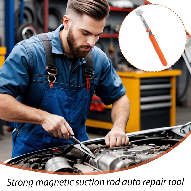 65 cm Telescopic Magnetic Lifter Tool, Extendable Magnetic Lifter, Stainless