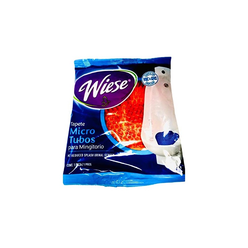 Tapete para mingitorio wiese antisalpicaduras mango 10 piezas
