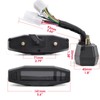 WHALETAIL Universal Motorcycle Speedometer 6 Gear 12000 RPM Km/h MPH