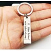 CMJ New Home New Adventures Rectangle Key Ring House Warming