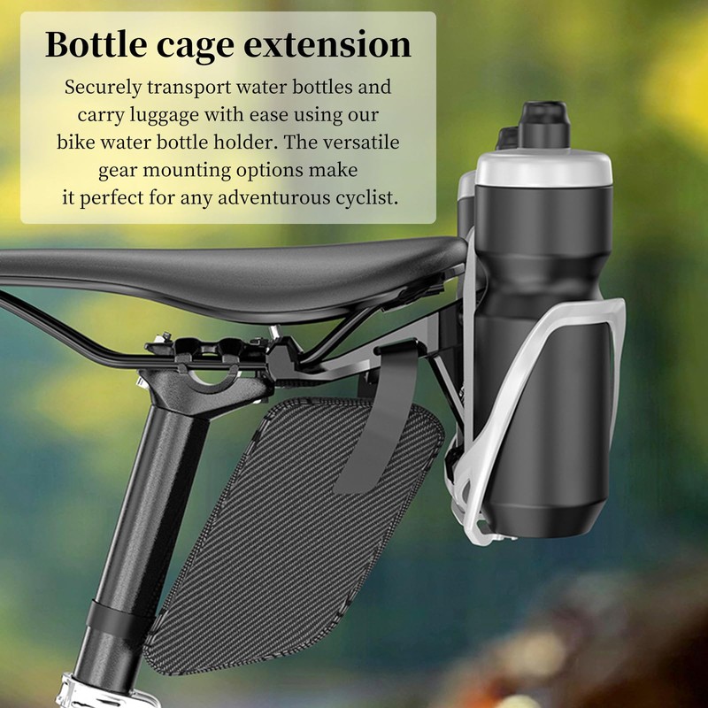 Double Bottle Holder Bicycle Adapter 4.1 Inch Long, Bicycle Bottle