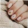 BIUDECO 5sets DIY Manicure Decor Gold Nail Rhinestones Charms Mixed