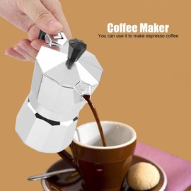 Estufas Cafeteras, 50 ml 1 Taza de Aluminio Italiano Moka Pot Cafetera Expreso Estufa de Café para el Hogar, Oficina.