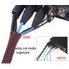 Alex Tech Self-Locking Cable Conduit Woven Cable Sheath Cable Protector