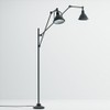 TEHAUX Floor Light Foot Lamp Floor 6pcs Light Round Pedal