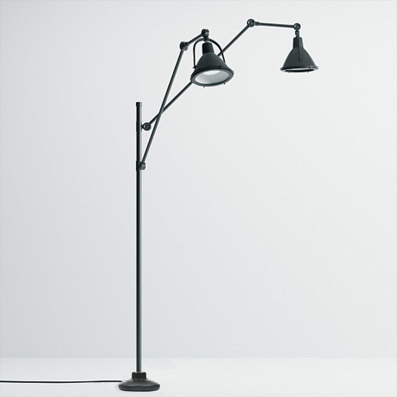 TEHAUX Floor Light Foot Lamp Floor 6pcs Light Round Pedal
