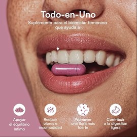 Zesty Nutrition V Probió Ultra  12 Cepas Probióticas con 80 Billones CFU  Apoyo Diario al Bienestar Femenino  60 Cápsulas  Hecho en México            