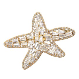 Baluue Pearl Sea Creature Hair Claw Clip for Women Small Elegant Hair Clip Anti-Skid Design for Everyday Use and Special Occasions