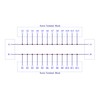 30Amp/300V 2x12 Position Terminal Block Distribution Module (Screw Mount)