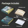 SELORSS Portable Inflatable Folding Outdoor Camping Light, IP66 Waterproof Standard