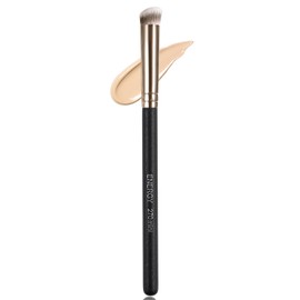 ENERGY Under Eye Concealer Brush Mini Flat Angled Kabuki for Concealing Blending Setting Buffing with Powder Liquid Cream Cosmetics Vegan Makeup Brush