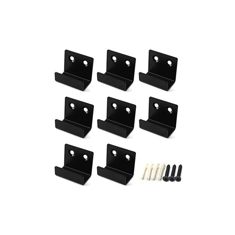 Flomore Ceramic Tile Holder Hanger Stainless Steel Wall Hook Black