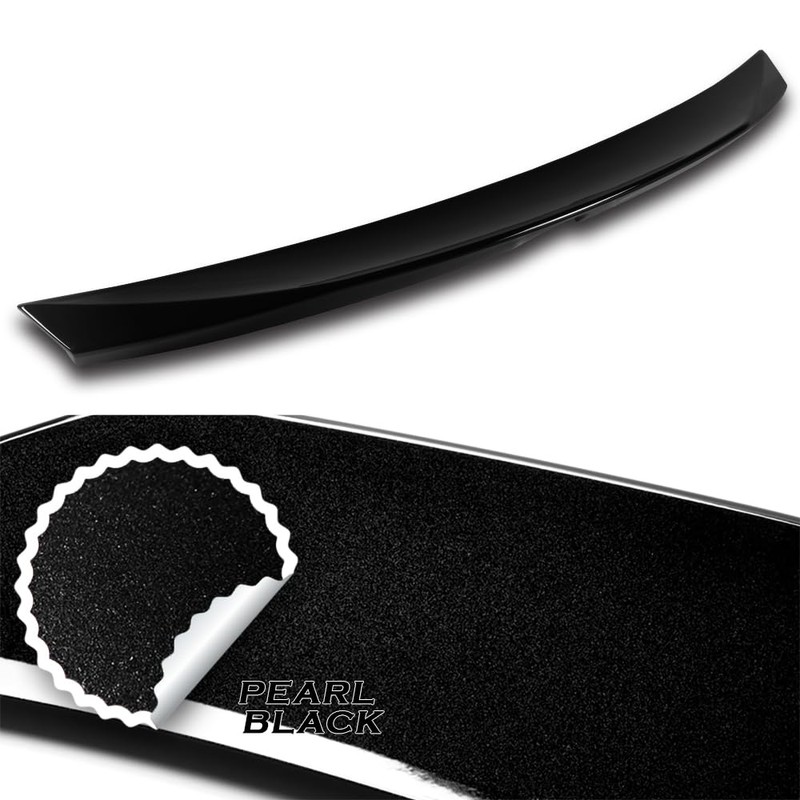 W-POWER, ABS Rear Trunk Lip Wing Spoiler Compatible with 2016-2024