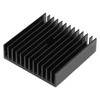 10pcs 40x11x40mm Black Heat Sink Radiator Aluminum Cooling Fin 3