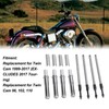 24PCS Adjustable Pushrods Cover Kit 0928 0023 Chrome Push Rod