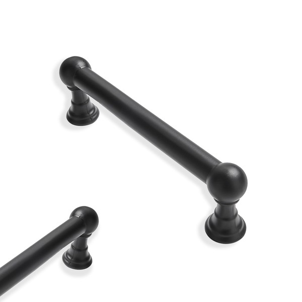 ZAUYX 10 Pack 3 Inch Hole Center Matte Black Solid