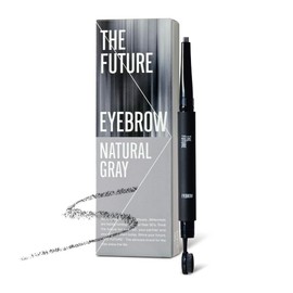 THE FUTURE THE FUTURE Eyebrow Natural Gray Eyebrow Pencil, Square Lead, Brush Included, Men's Makeup, Men's Cosmetics, Eyebrow Enhances Impression