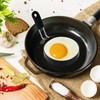 LXLOVESM 5 packs 4'' Egg Rings Set with Silicone Handle,