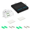 RGBZONE Wireless Remote Light Switch and Receiver Kit, No Wiring,