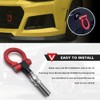 HEVLE Racing Towing Car Tow Hook, Car Front Bumper Tow