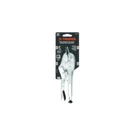 Truper PPP-8R, Pinza de presión, hojalatera, 8", mordazas de acero al carbono