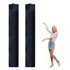 NICENEEDED 2 Pcs Large Rug Storage Bag, Black Oxford Cloth