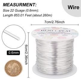Benecreat 12, 17, 18 Gauge Anodised Aluminium Craft Wire, for Jewellery and Crafts, Friesian Floral Coloured Aluminium Craft Wire