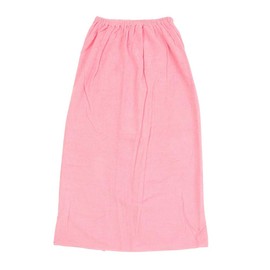Hayashi MD454832 Wrap Towel, Approx. 39.4 x 47.2 inches (100 x 120 cm), Shirring, Solid Color, Light Pink 24