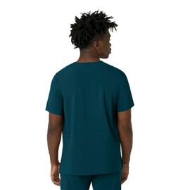 Carhartt Men's V-Neck Scrub Top, Caribbean Blue