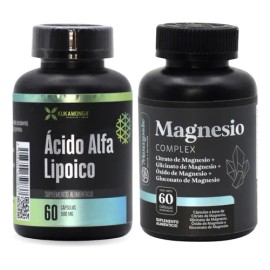 Ácido Alfa Lipoico + Magnesio Complex |kit Equilibrio Relax Sin Sabor