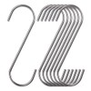 30 Pieces Large S-Shaped Hooks Long Stainless Steel (5.5 inches