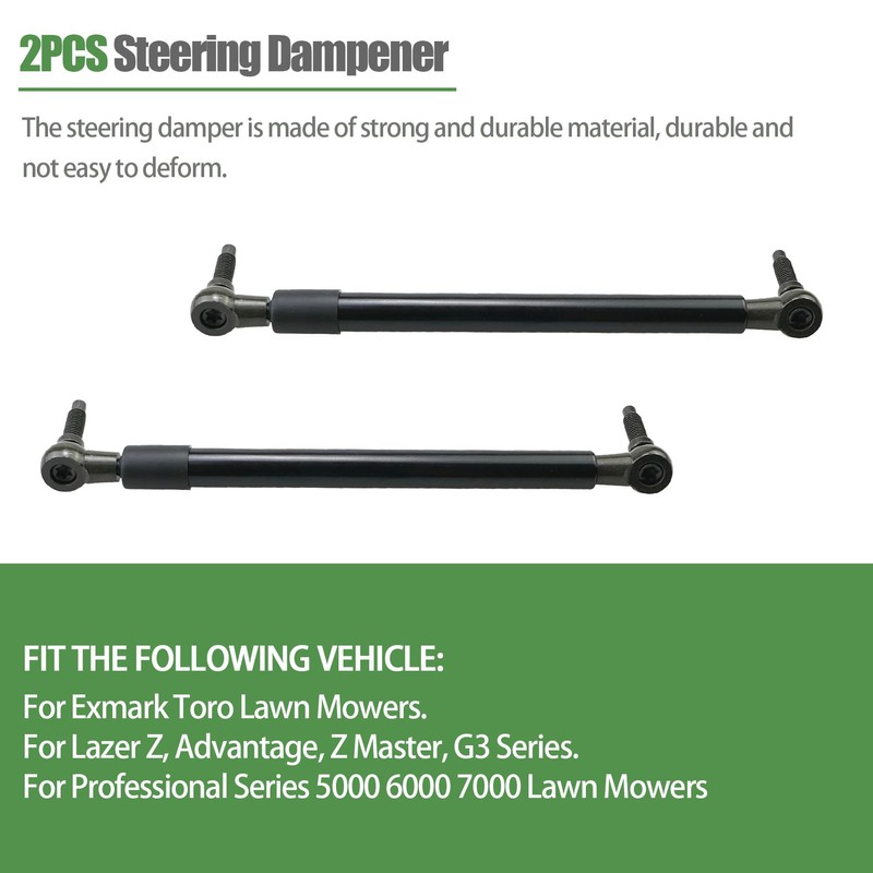 MHAEDWV 2PCS 116-0027 Steering Dampener Fit for Exmark Toro Lazer