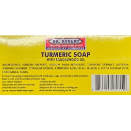 Dr. Robert Turmeric Soap with Sandal Wood Oil by Dr. Robert , 4-pack - 115g