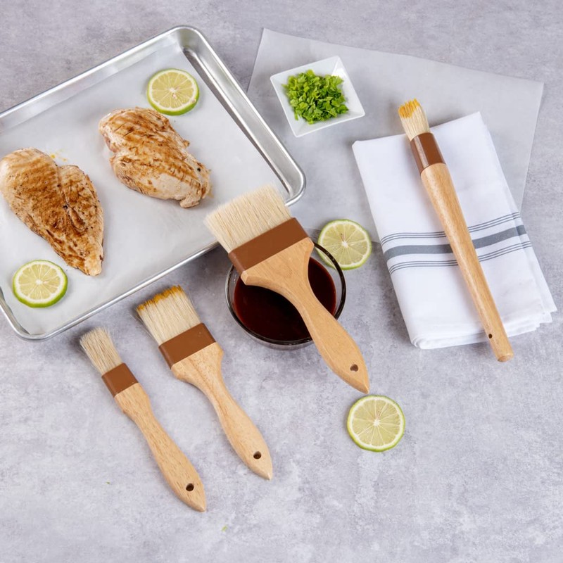 Restaurantware Pastry Tek 3 Inch Wide Buttering Brush 1 Boar