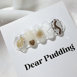 [Handmade Nail Tips] Bungeoppang Nails - Almond / [수제네일팁] 붕어빵 네일 - 아몬드