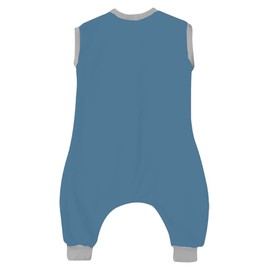 CHIQUI MUNDO Baby Sleeping Ligero Saquito para Dormir de Bebé Calientito Mameluco sin Mangas con Cierre Abertura para Pies y Manos (Náutico, 6-12 Meses)