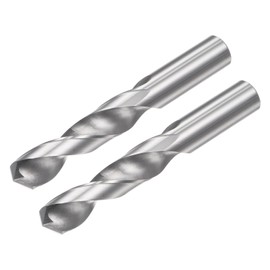 QUARKZMAN Solid Carbide Drill Bits 8.5mm C2/K20 Tungsten Carbide Straight Shank Twist Drill Bit Drill Bit for Stainless Steel Aluminum Iron Metal Plastic 2pcs