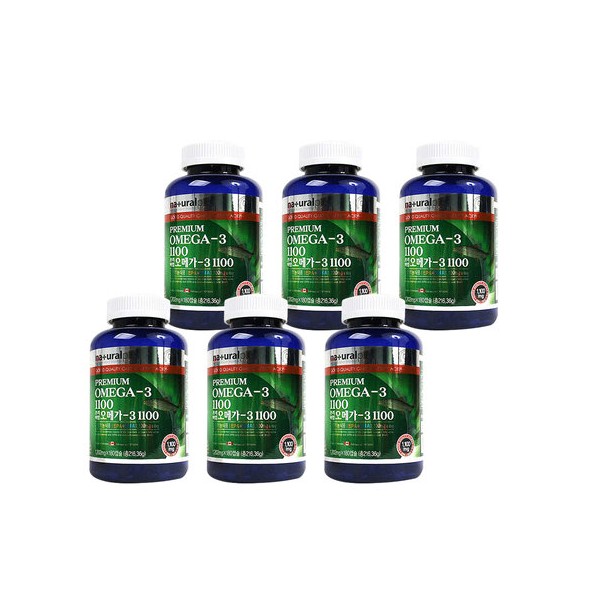 Natural Plus Premium Omega 3 1100 180 capsules x6