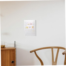 GRIRIW 1 PC Wall Hanging Information Rack Wall File Holder Document Folder Single Mounted Documents Organizer Key Document Organiser Papers Clear Brochure Holder Stand Plastic