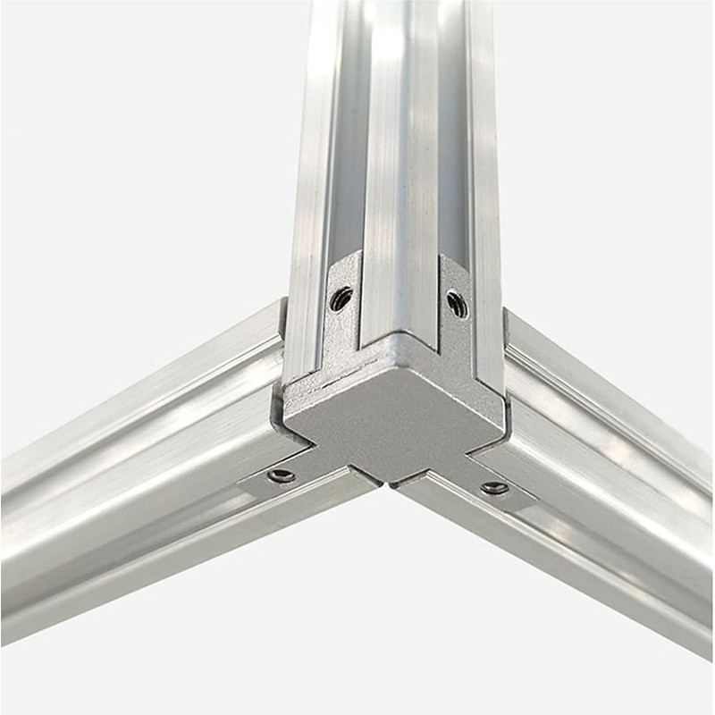 INCREWAY 8 Pack 3-Way End Corner Bracket Connector, Standard 6mm