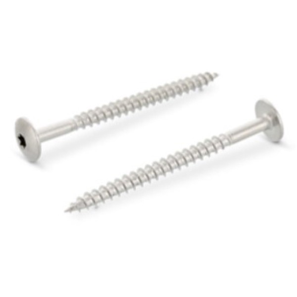 Trespo Wood Screws 4.8 x 38 mm Pack of 50