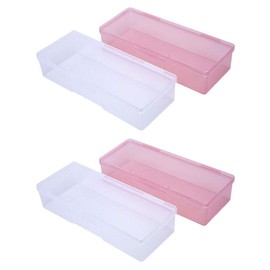 4pcs Manicure Tool Storage Case Nail Art Pens Nail Brush Organizer Box Manicure Tools
